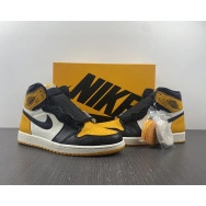 Yellow 1 Air 555088-711 High Toe OG Jordan 0822